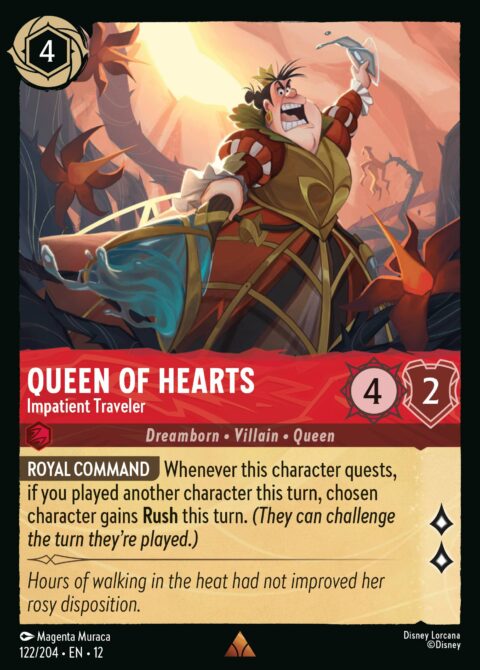 Queen of Hearts - Impatient Traveler - 12 #122 - Normal