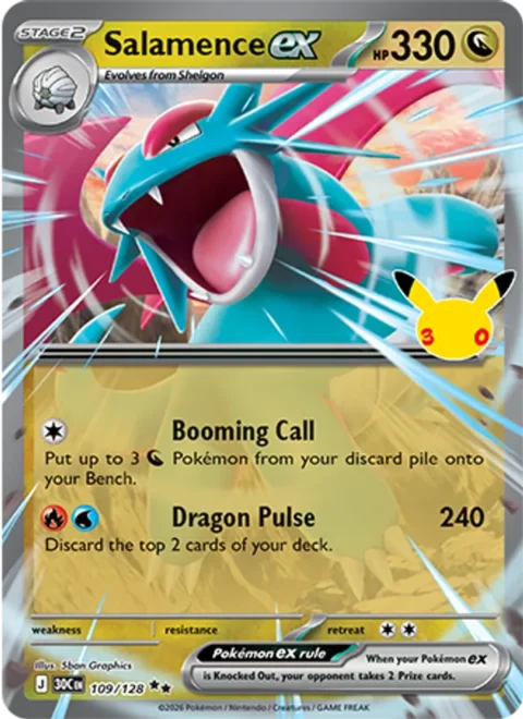 Salamence ex - 30C #109 - Normal
