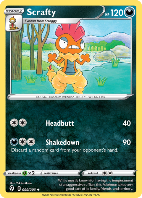 Scrafty - EVS #99 - Normal