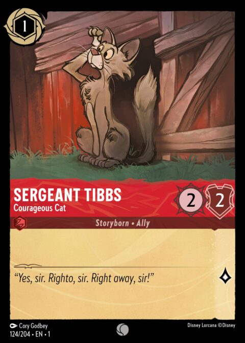 Sergeant Tibbs - Courageous Cat - 1 #124 - Normal
