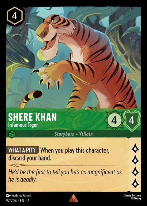 Shere Khan - Infamous Tiger - 7 #92 - Normal