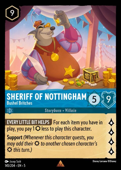 Sheriff of Nottingham - Bushel Britches - 5 #145 - Normal