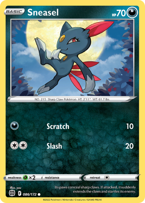 Sneasel - BRS #86 - Normal