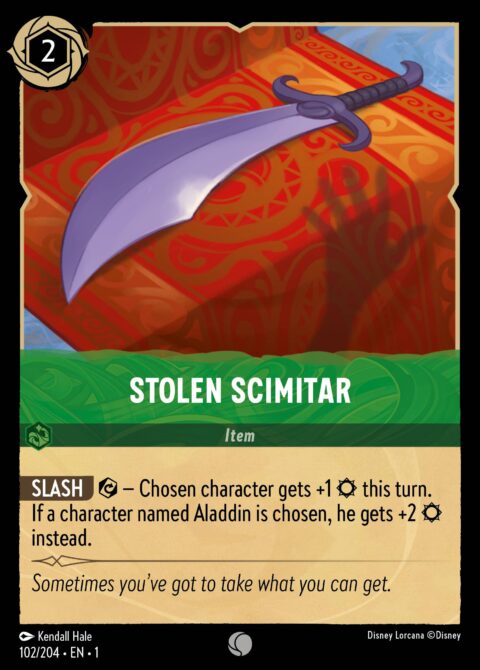 Stolen Scimitar - 1 #102 - Normal
