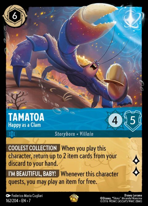 Tamatoa - Happy as a Clam - 7 #162 - Normal