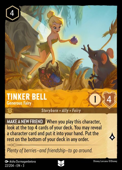 Tinker Bell - Generous Fairy - 3 #22 - Normal