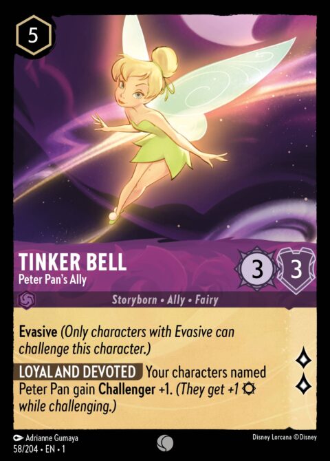 Tinker Bell - Peter Pan's Ally - 1 #58 - Normal