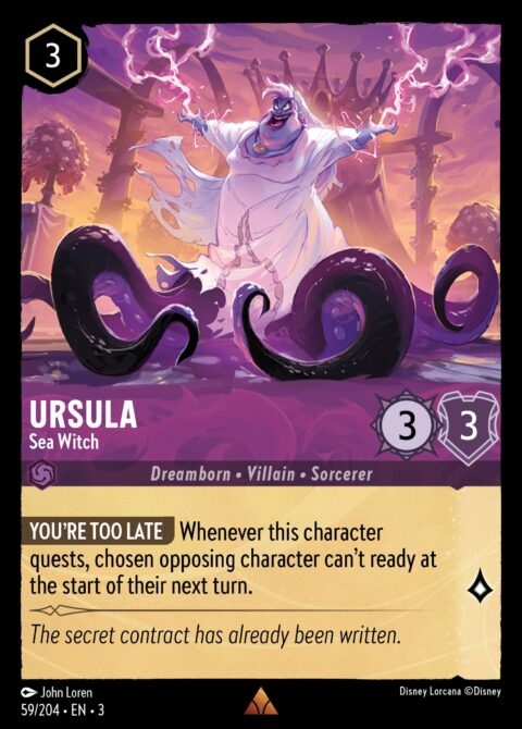 Ursula - Sea Witch - 3 #59 - Normal