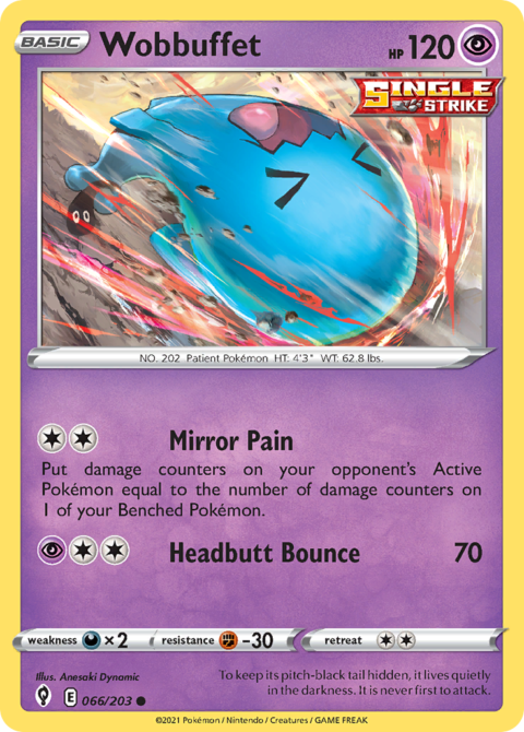 Wobbuffet - EVS #66 - Normal
