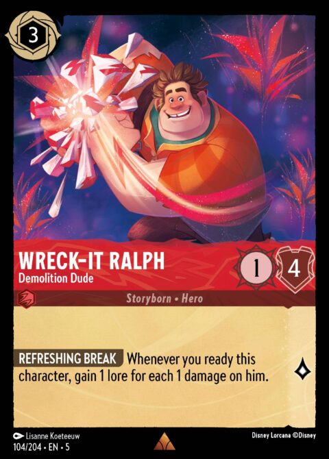 Wreck-It Ralph - Demolition Dude - 5 #104 - Normal