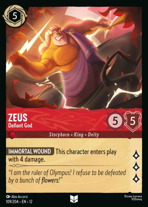 Zeus - Defiant God - 12 #109 - Normal
